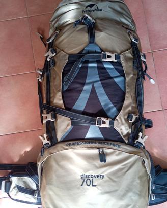 zaino trekking naturehike Discovery 70+5