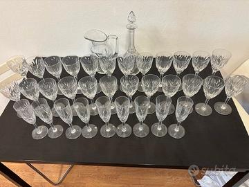 Bicchieri cristallo Saint Louis serie Chantilly