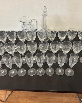 Bicchieri cristallo Saint Louis serie Chantilly