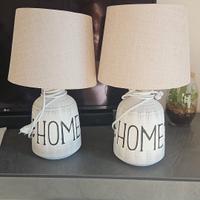 set di 2 Abat jours per camera da letto