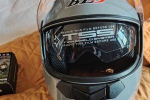 casco modulare nuovo con interfono 