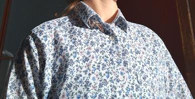 Vintage camicia a fiorellini,XL
