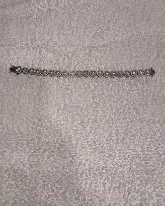 Bracciale in argento 925 con zirconi
