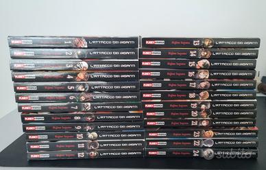 Manga Attacco dei giganti(Attack on titan) 1-24
