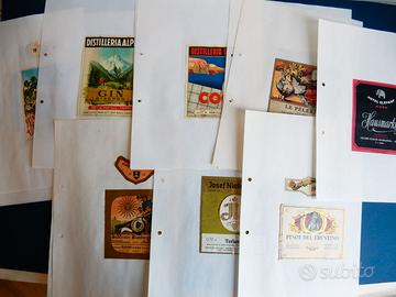 Etichette vini anni ’60/’70