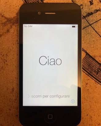 Apple iPhone 4 + alimentatore auto + iCreation