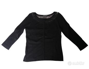 Maglioncino Alberta Ferretti nero tg 46