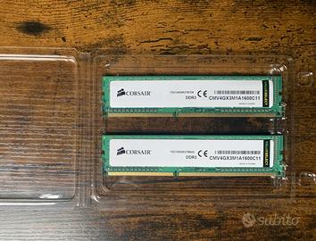 Memoria DIMM DDR3 Corsair 8GB (2x4GB) 1600MHz
