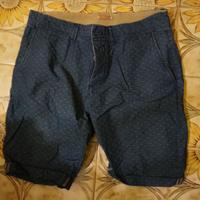 Pantaloncini blu Key Denim