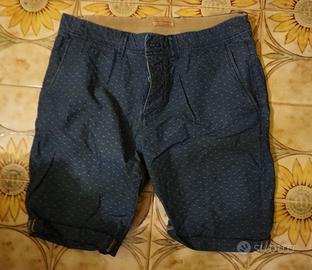 Pantaloncini blu Key Denim