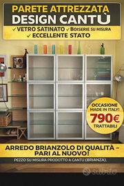 Parete attrezzata design brianzolo Cantù