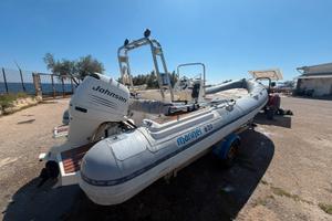 Gommone mariner 620+jhonson 115cv 4t+carrello omol