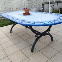 Tavolo in ceramica Vietrese