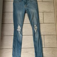 Jeans Holister mid-rise jeans  legging taglia xs