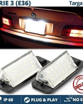 Placchette Luci Targa LED per BMW Serie 3 E36