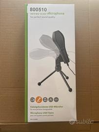 MICROFONO USB A CONDENSATORE PER PC - NEDIS