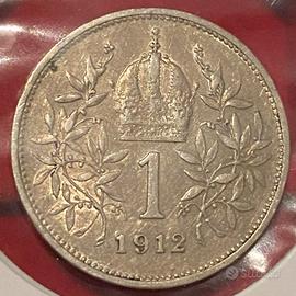 1 Krone 1912 Austria Francesco Giuseppe