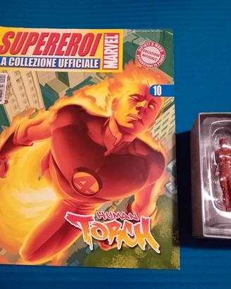statuetta collezione Marvel Human Torch n10