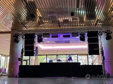 Impianto Line Array Caber PASSIVO con finali
