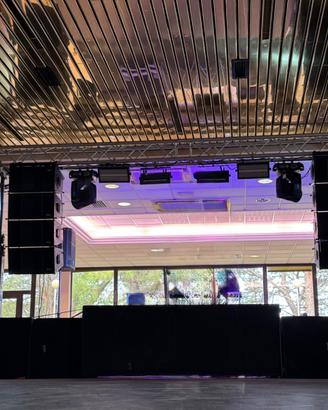 Impianto Line Array Caber PASSIVO con finali
