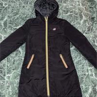 K-Way Donna Double Face Nero/Grigio taglia S