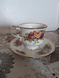 Servizio Tè Elizabethan Staffordshire ORIGINALE 