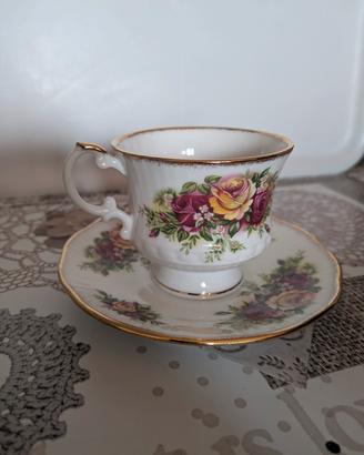 Servizio Tè Elizabethan Staffordshire ORIGINALE 