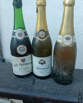 3 bottiglie spumante dolce da collezione 