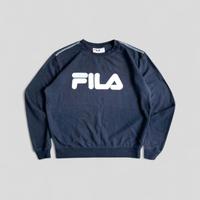 Maglione Fila Girocollo in French Terry – Nero