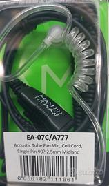 Auricolare PTT con tubo acustico MA31-LPRO  e Secu