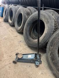 CRIC IDRAULICO A CARRELLO BLU PROFESSIONALE