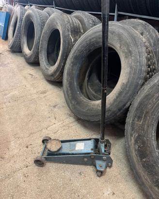 CRIC IDRAULICO A CARRELLO BLU PROFESSIONALE