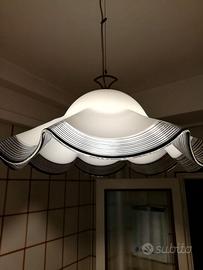 Lampadario vetro fatto a mano