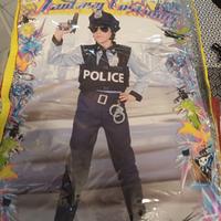 costume da poliziotto  9/11 anni
