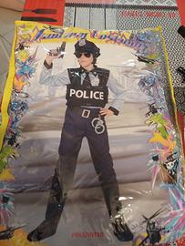 costume da poliziotto  9/11 anni