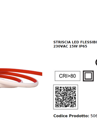 Striscia LED COB 220v 4000k Dimmerabile 50mt