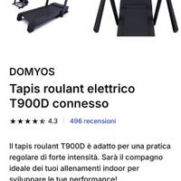 Tapis roulant Domyos T900D