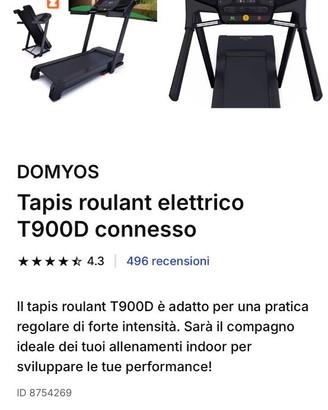 Tapis roulant Domyos T900D