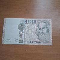 cartamoneta da 1000 lire nuove di zecca