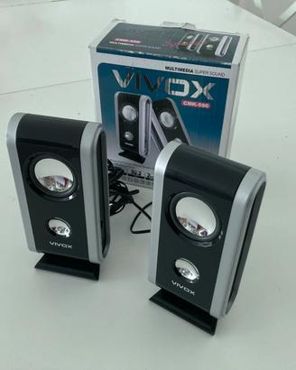 Casse stereo altoparlanti da PC Vivox CMK-590