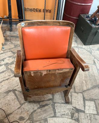 Sedia da cinema vintage
