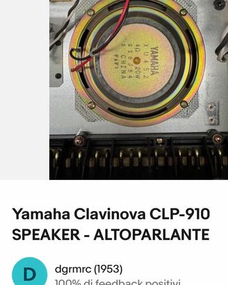 TUTTE le schede Elettr Completa Clavinova CLP810S