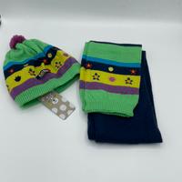 Completo sciarpa e berretto bimba nuovo