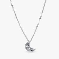 Pandora collana argento 925 “Luna crescente”