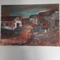 quadro su tela Cabras 