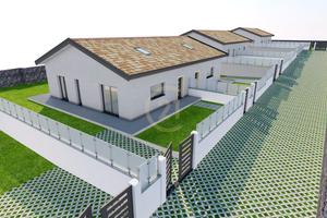 In costruzione ville 2 livelli con giardino