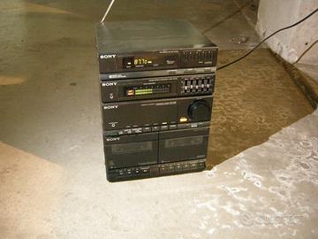 Sony compatto vintage FH-404 +  casse originali