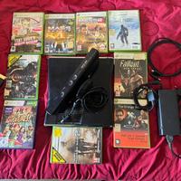 Xbox 360 Slim 250GB - 1439 Cavi + Scatola + Kinect
