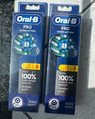 Testine Oral-B Cross Action nere originali