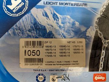 catene da neve Konig Zip12